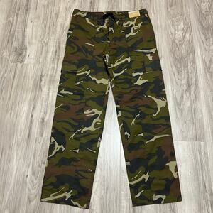 Thereabouts Pull-On Juniors AdjustableWaist Straight Cargo Green Pant XL 18H/20H